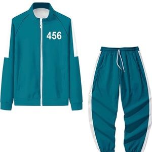Squid Game Tracksuit, Gi-Hun’s Tracksuit- Number 456